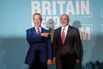 Nadhim Zahawi, right, joins Reform UK leader Nigel Farage as he announces his defection to the party, on Jan. 12.