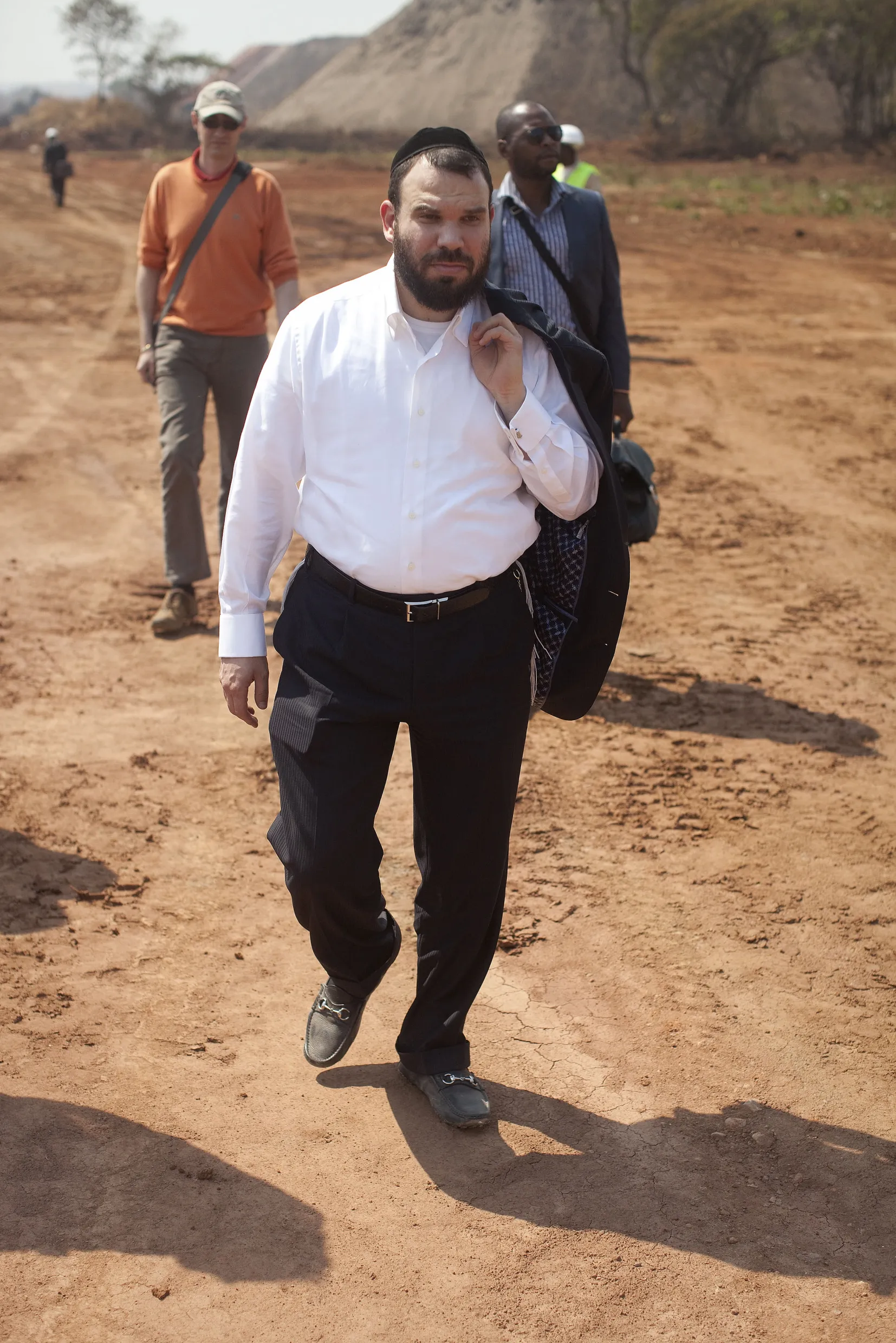 Dan Gertler at the Mutanda copper and cobalt mine&nbsp;in the Democratic Republic of Congo in August&nbsp;2012.
