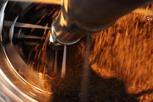 Palm Fruit Being Processed