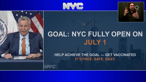 NYC Mayor Sets Goal to ‘Fully Reopen’ July 1 as Virus Eases