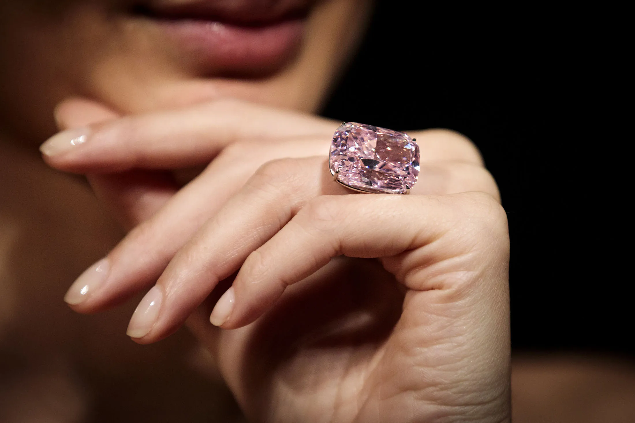 The 37.30 carat Raj Pink.