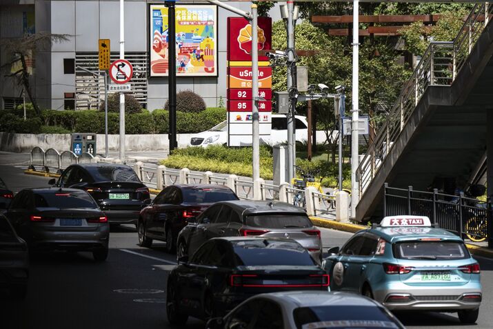 PetroChina Gas Stations In Shanghai As Company Releases Earnings Results