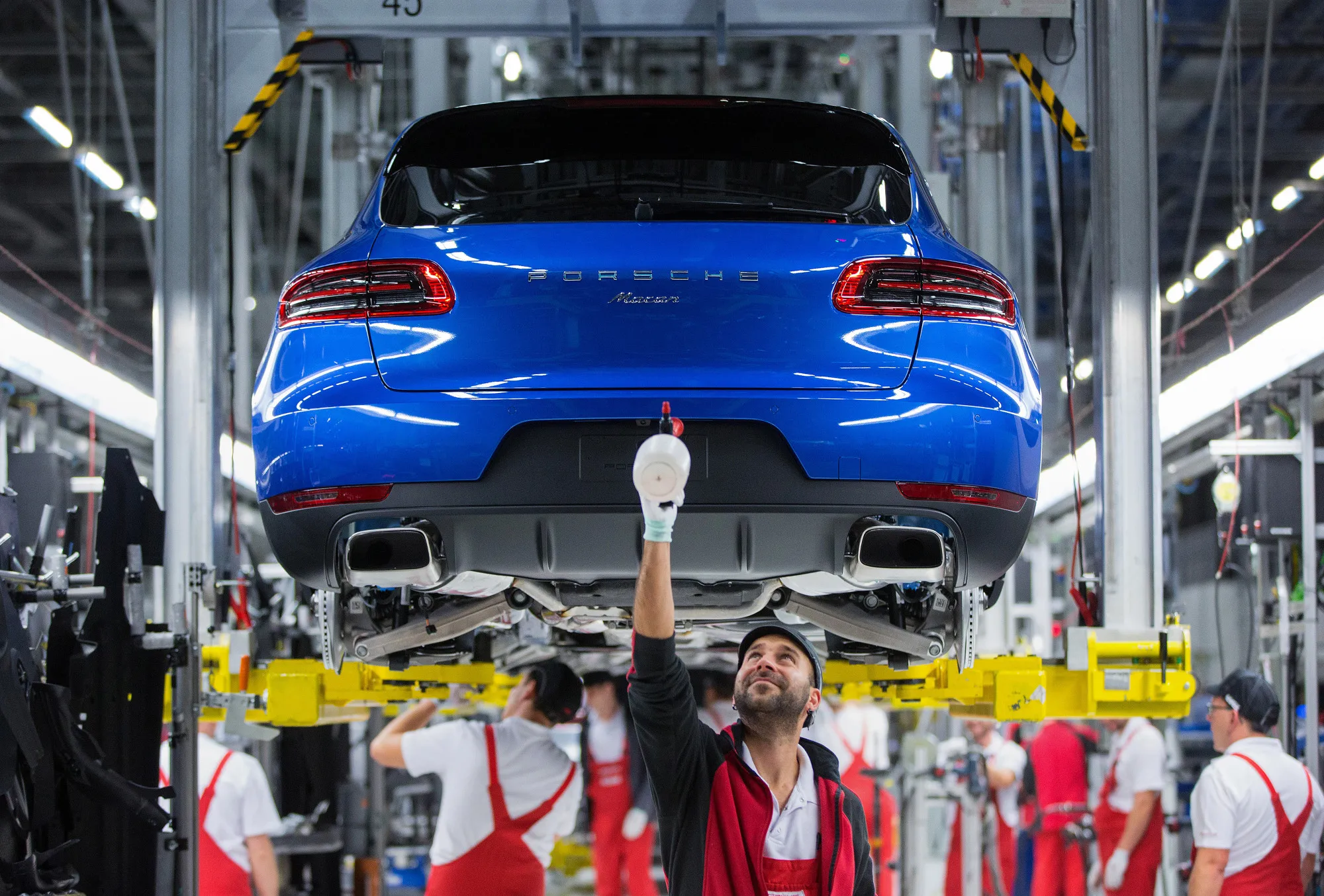 Luxury Automobile Manufacture Inside A Porsche AG Factory