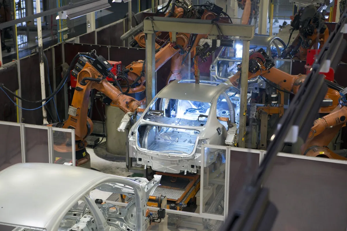 Production At the Volkswagen AG Factory As $7 Billion North American Investment Planned