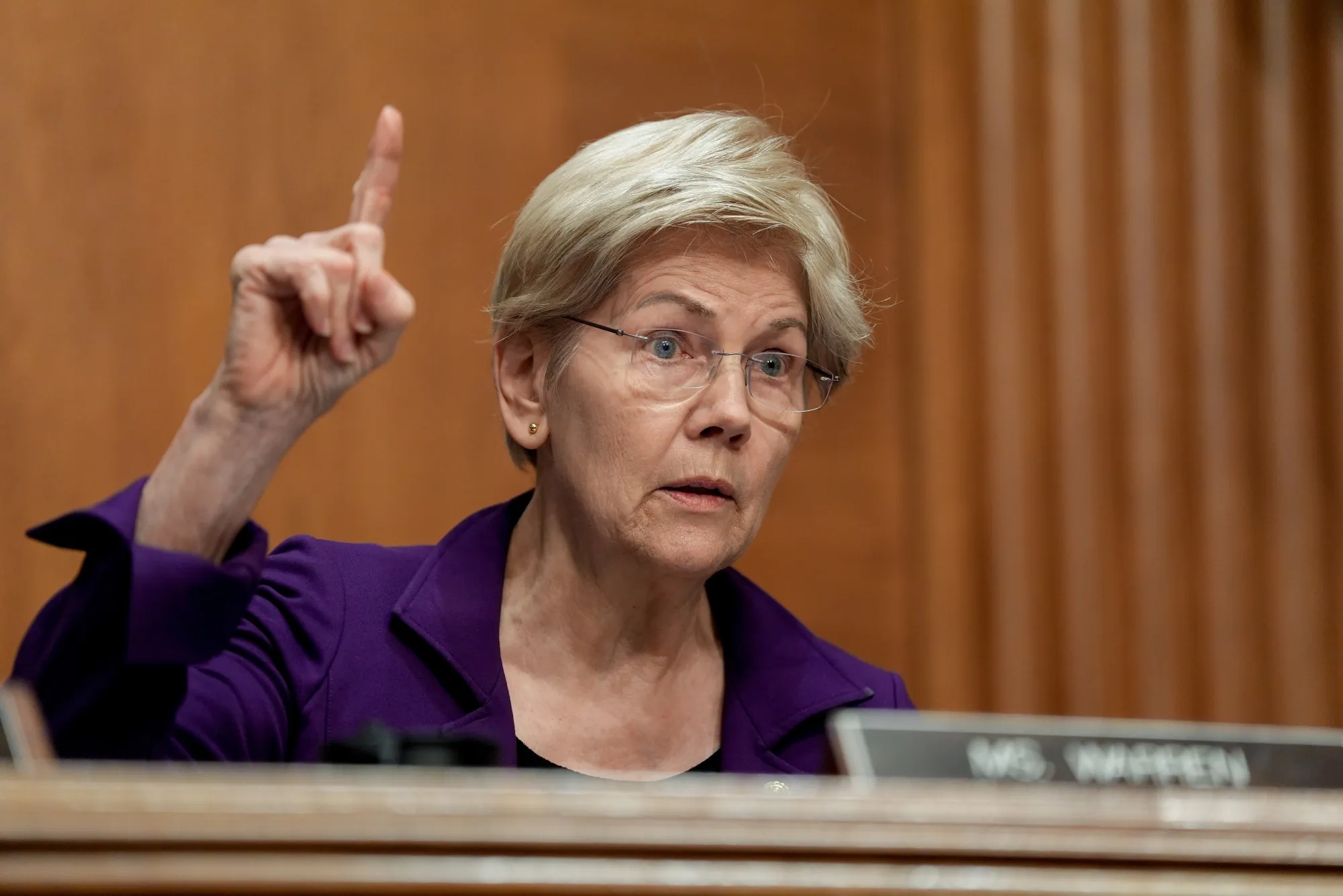 Senator Elizabeth Warren.