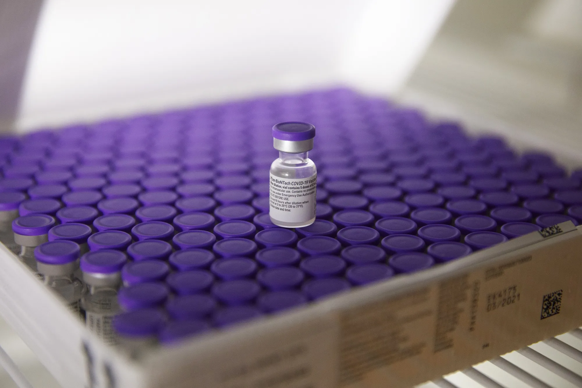 Pfizer’s newly-authorized Covid-19 vaccine brought in $154 million in sales in the fourth quarter.