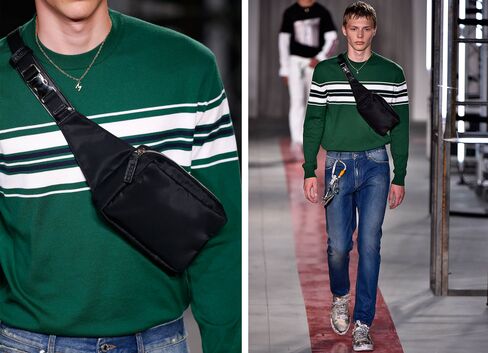 A fanny pack from MSGM.