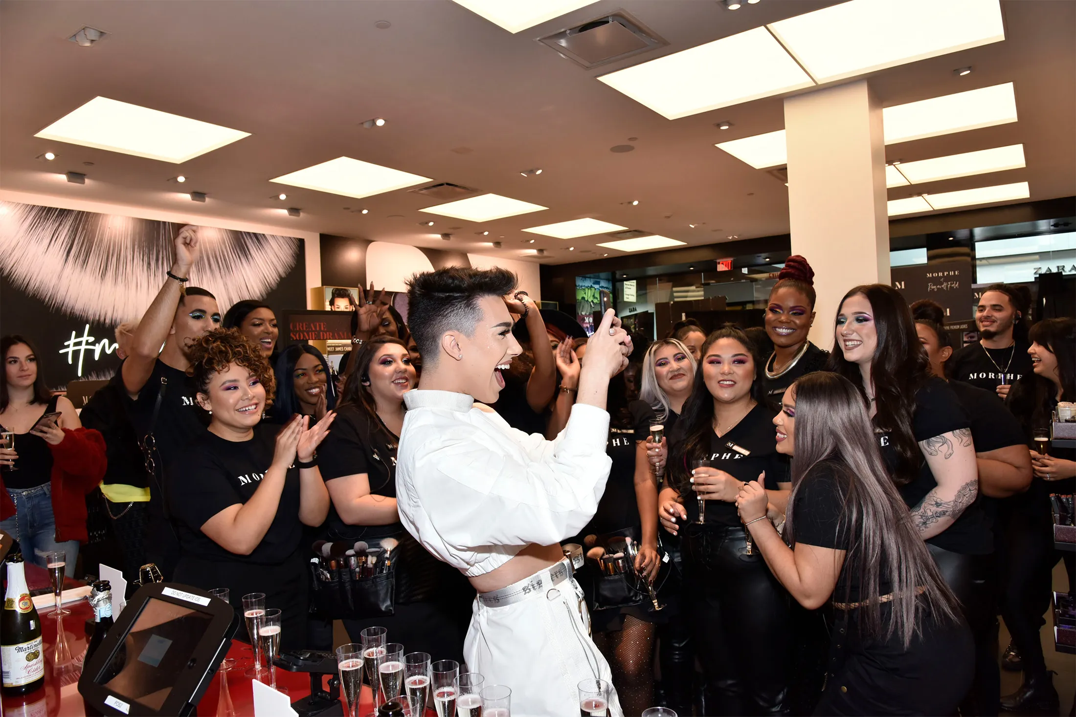 James Charles, who has more than 20 million YouTube followers, helped turn Morphe into a social media sensation.&nbsp;