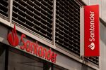 A Banco Santander SA branch in New York.