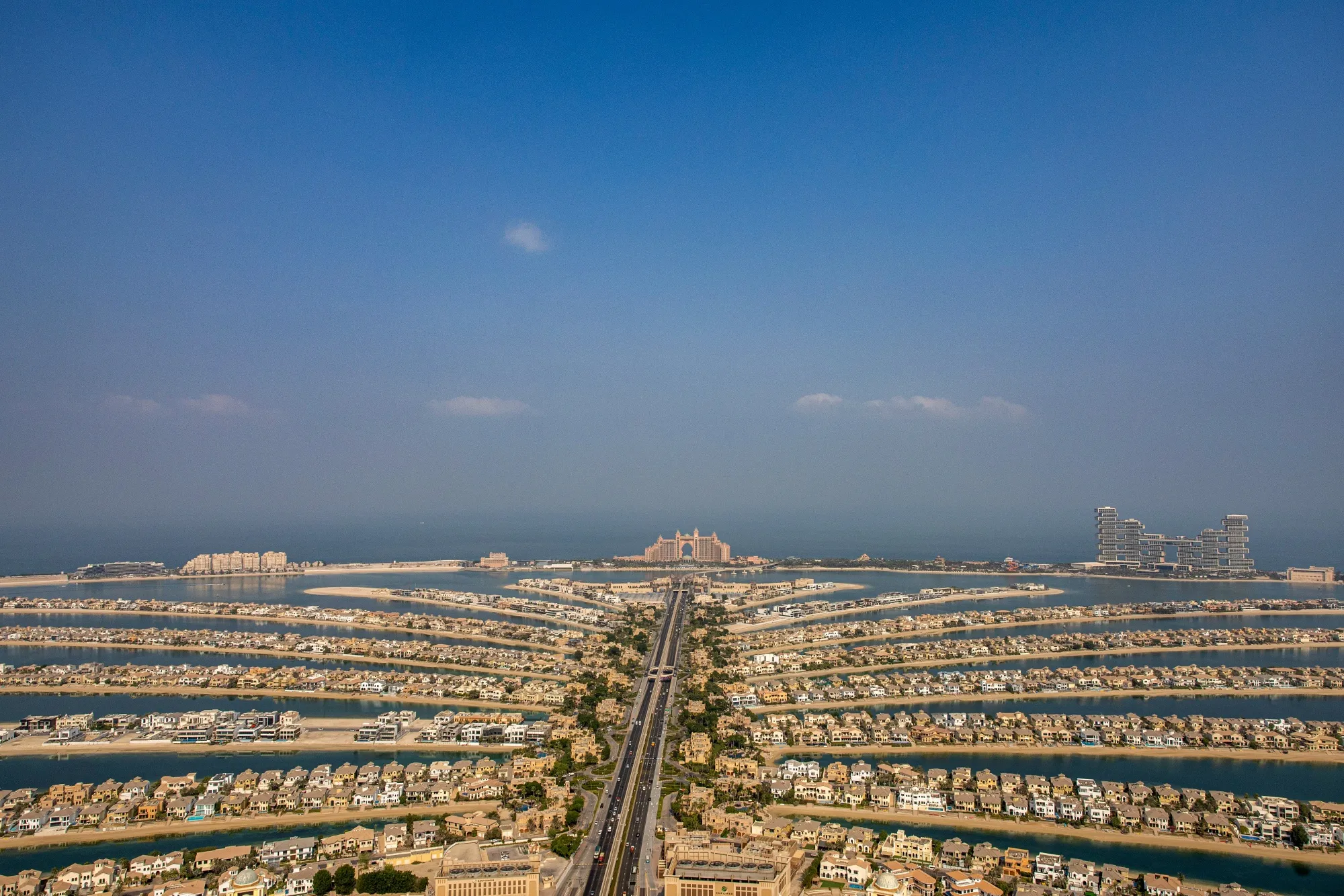 The Palm Jumeirah in Dubai.