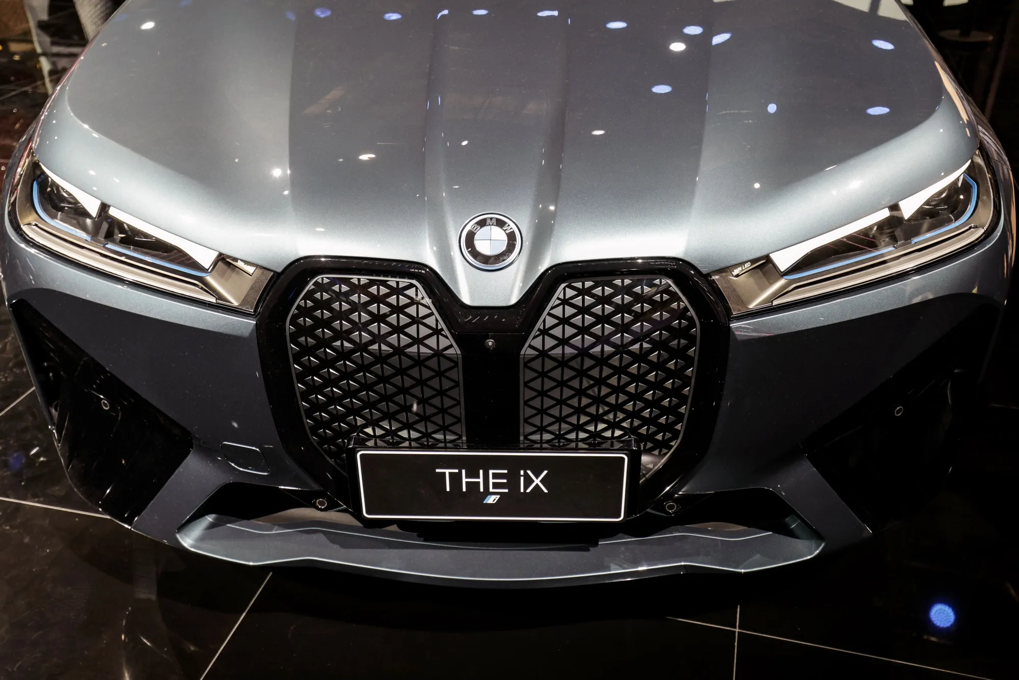A BMW iX electric SUV at the 2021 Auto Shanghai show in April.
