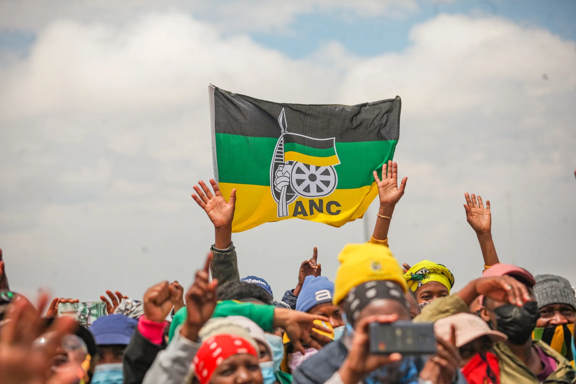 South African President Ramaphosa campaigns in Meadowlands