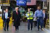 President Trump Tours Ford Rouge Complex In Michigan