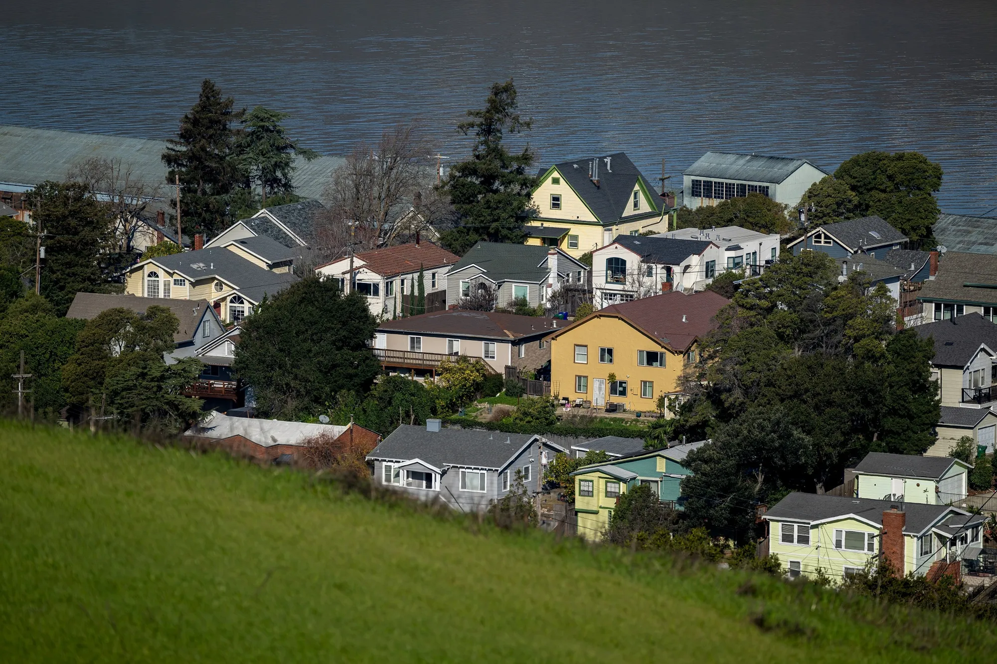 Homes in Crockett, California.