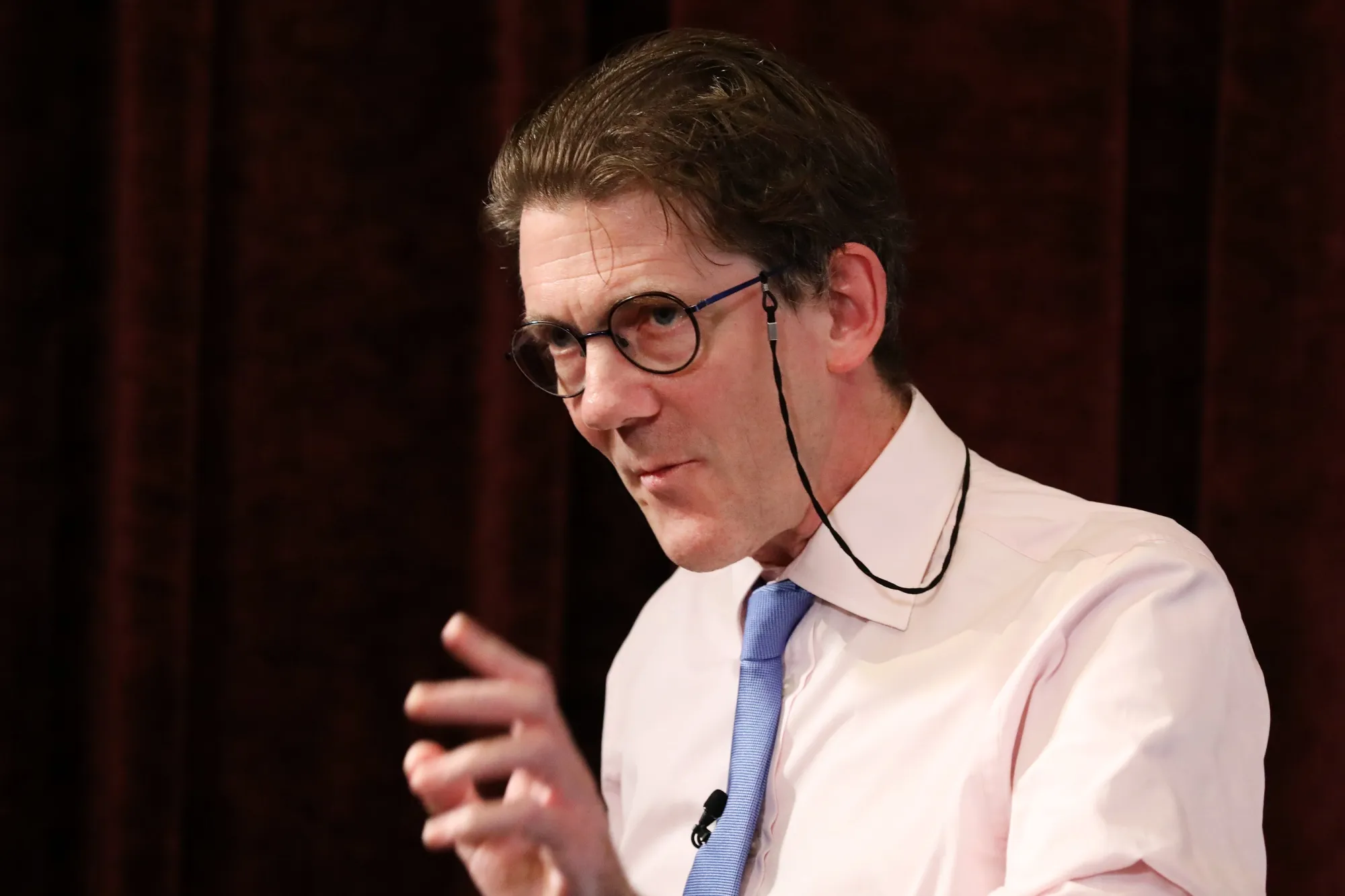 Andrew Hause speaks at the Lowy Institute in Sydney on May 22.