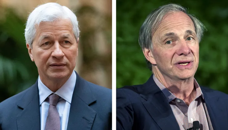 Jamie Dimon leaves room for Goldilocks in his bond call; Ray Dalio is more dire.&nbsp;