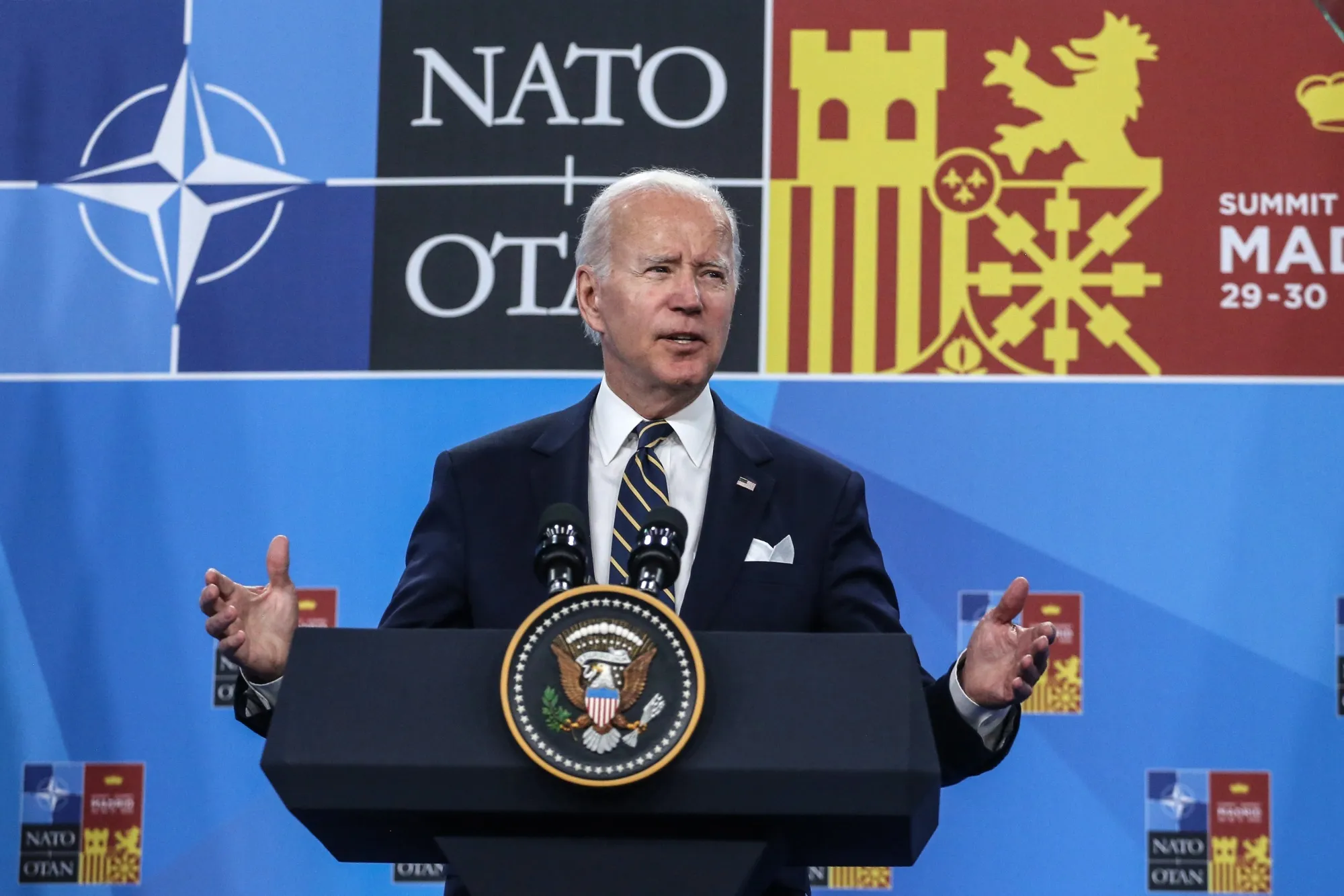 Biden’s&nbsp;looking east.
