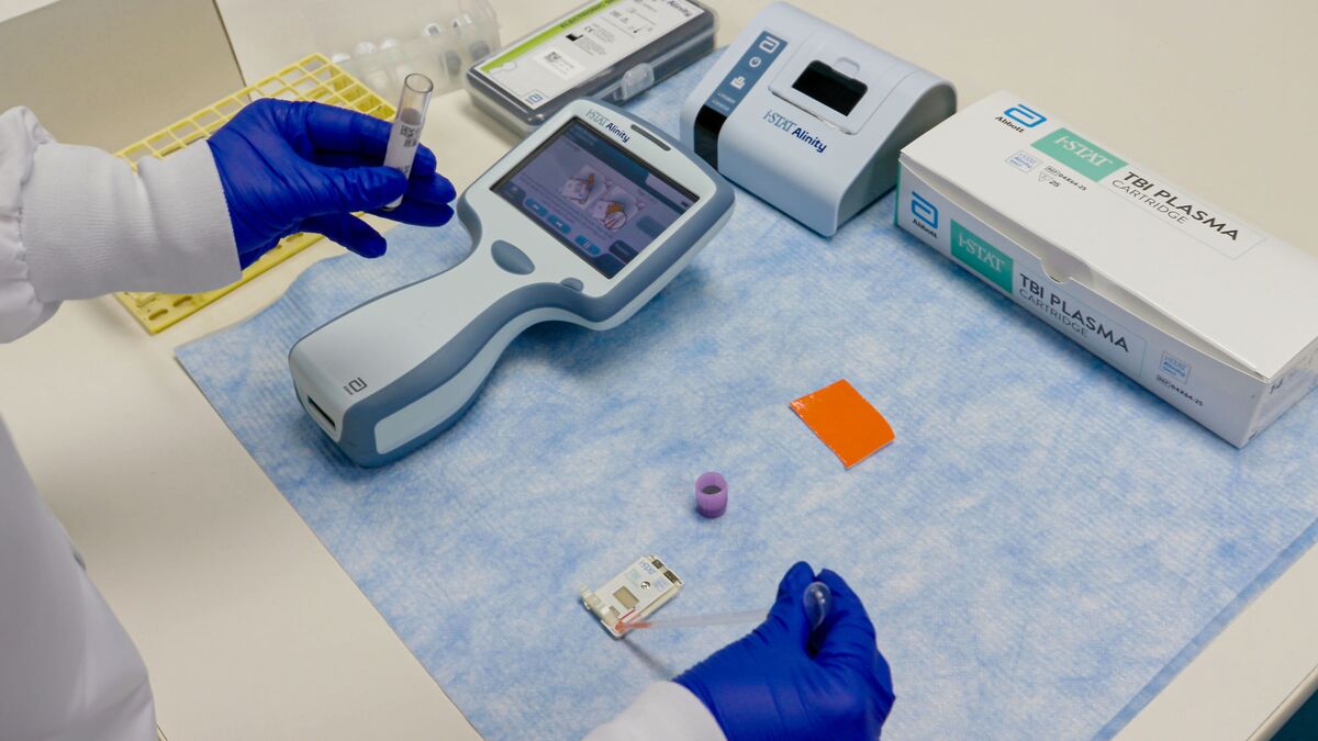 Concussion Test Gives Results in 15 Minutes With Blood Sample Bloomberg