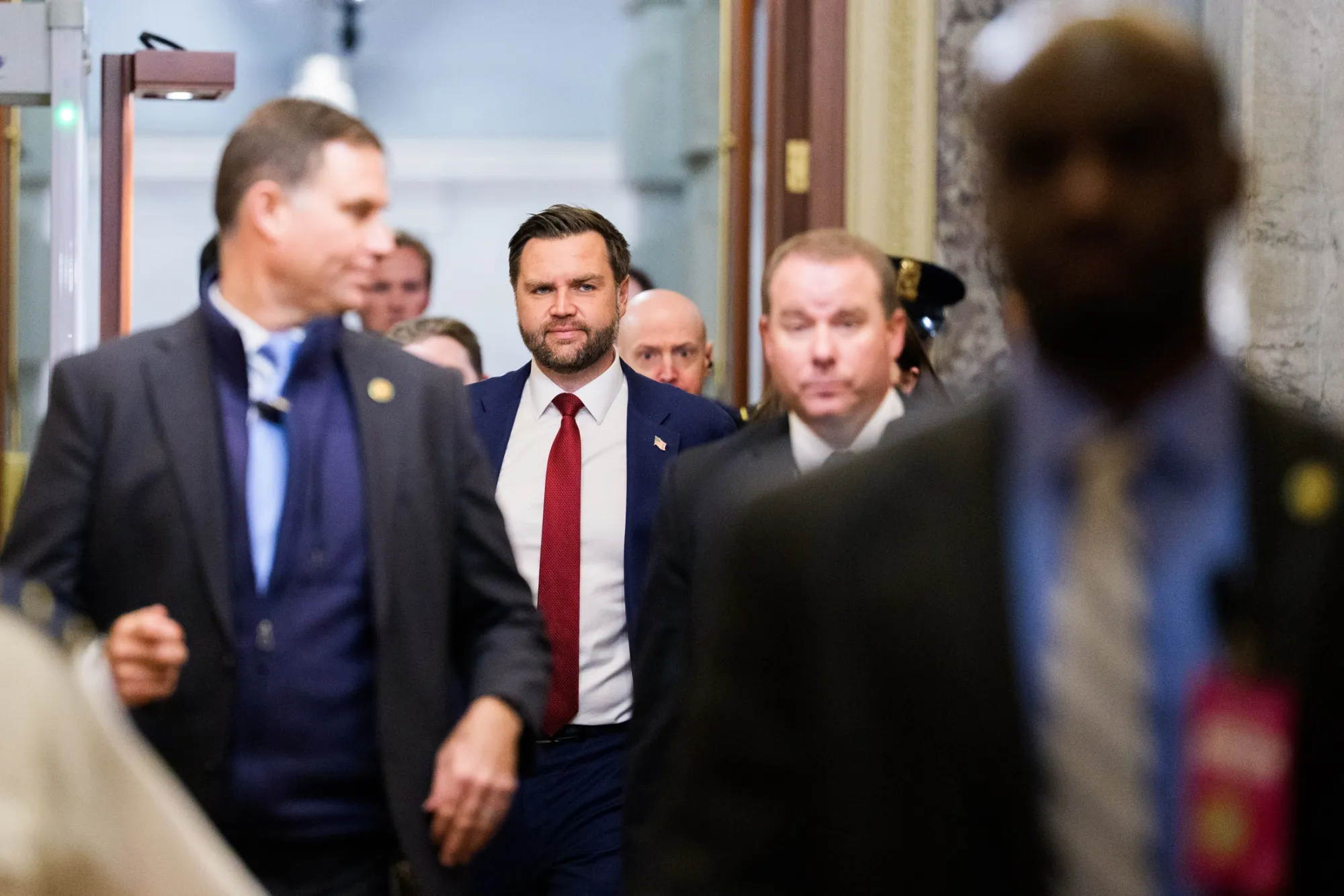 Vice President JD Vance broke a tie vote in order to stop the resolution.