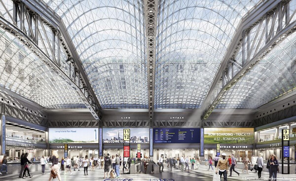 Answers to questions about the expansion of the New York Penn Moynihan Train Hall station