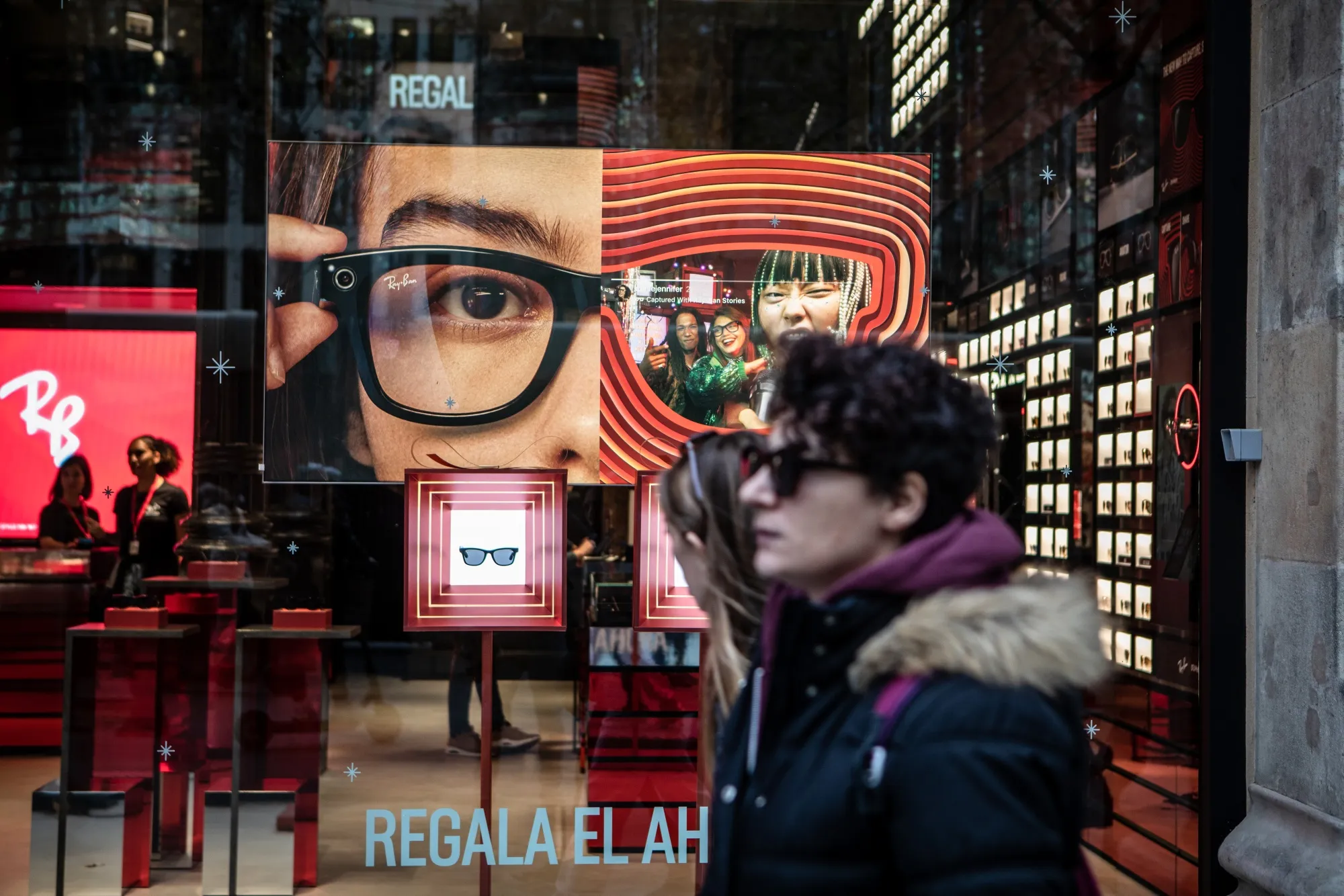 A Ray-Ban store on Passeig de Gracia in Barcelona.