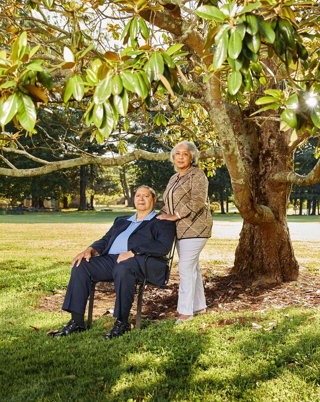 George and Elaine McReynolds photographed in Nashville. George McReynolds, 75, joined Merrill Lynch in 1983. He was one of just a few Black brokers for the company in Tennessee. In 2005 he brought a racial discrimination lawsuit that was later allowed to be a class action. In 2013, after Bank of America Corp. bought Merrill, the company reached a settlement for $160 million, then a Wall Street record, which covered about 1,400 Black brokers. McReynolds retired last year. Elaine McReynolds, his wife, was an insurance commissioner for the state of Tennessee and an administrator for the Federal Emergency Management Agency.