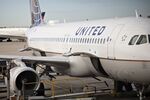 A United Airlines plane at O'Hare International Airport in Chicago.