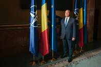 Nicolae Ciuca in his office in Bucharest, on Aug. 1.
