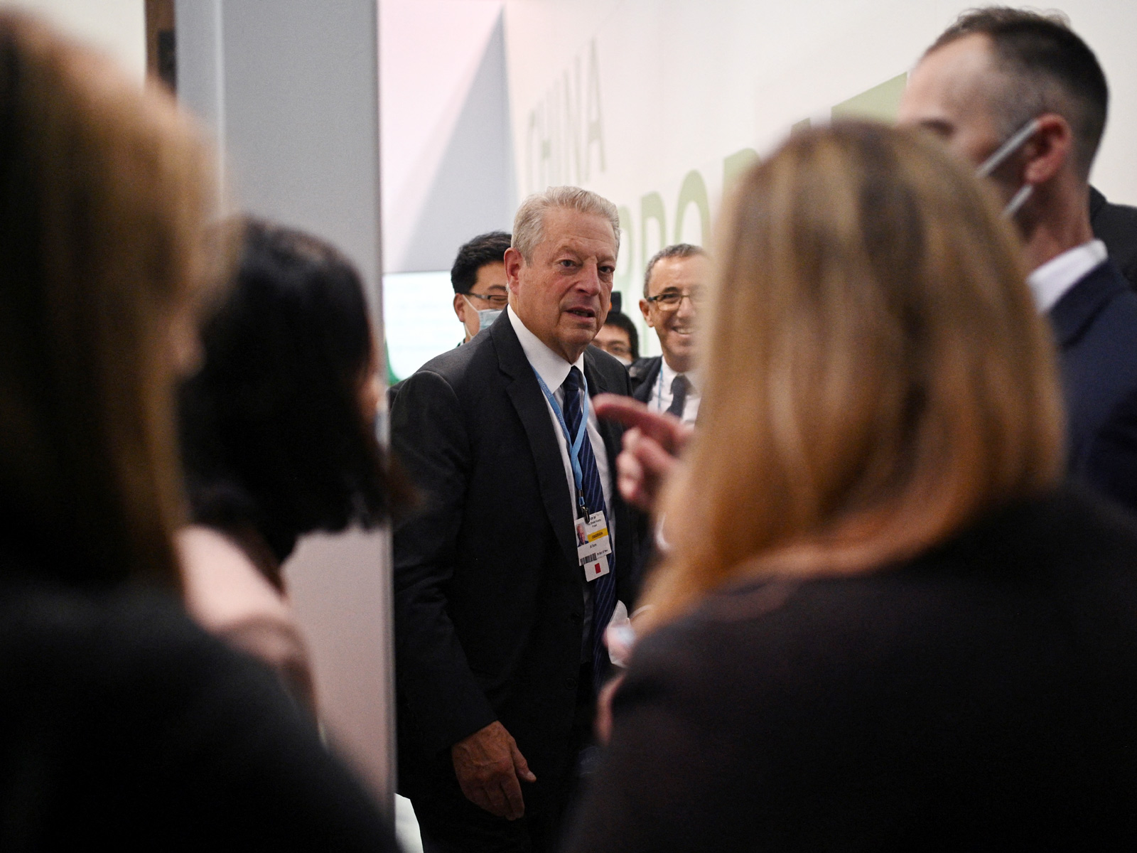 Al Gore during the COP26 climate summit in Glasgow, U.K., on Nov. 2.