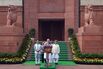 India Prime Minister Narendra Modi News Conference As Parliament Begins Winter Session