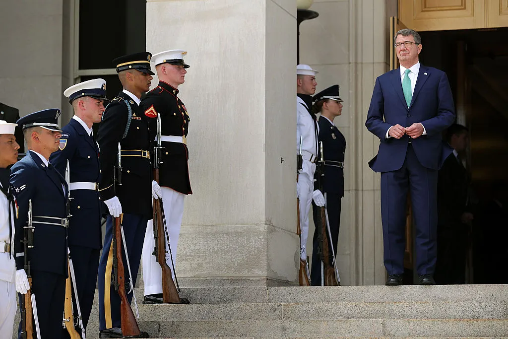 Ashton Carter served as a civilian before becoming secretary of defense.