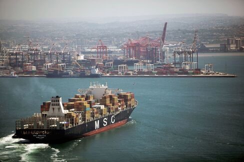 Shipping Operations At The Port Of Durban