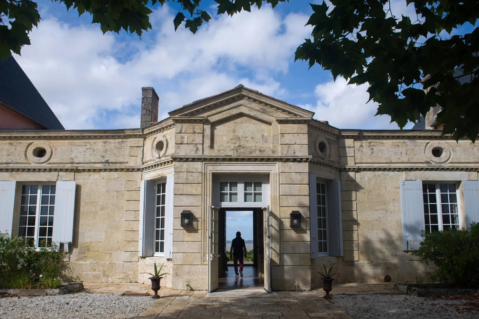 Chateau Loudenne in the Gironde region of France, on June 8.