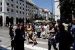 Until last month, the vast majority of Greek pensioners didn’t even have a cash card, which led to the scenes in July of elderly Greeks lining up in despair outside banks to get their pensions when the banks were shut down.

