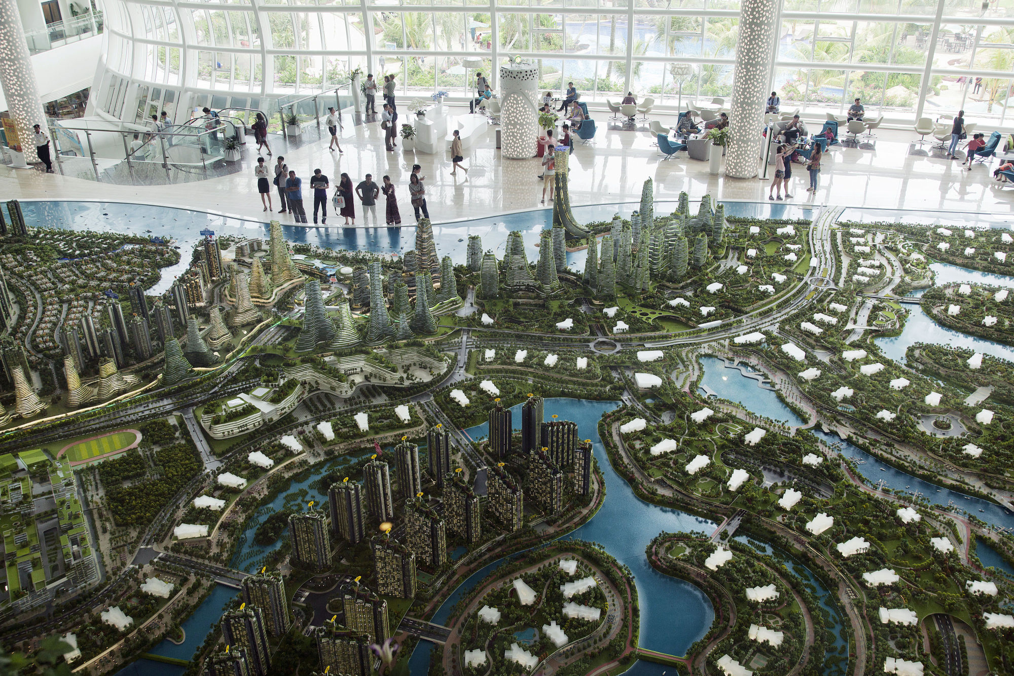 Forest City is built on land near Singapore, which is linked to Johor by bridge. The city-state&nbsp;agreed&nbsp;with Malaysia in January to jointly develop a special economic zone in the state to boost trade between the two neighbors.