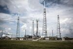 The Falcon 9 rocket on launch day on June 20, 2014 at Cape Canaveral, Florida