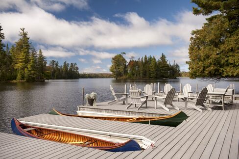 The property is set on a private, 500-acre lake.