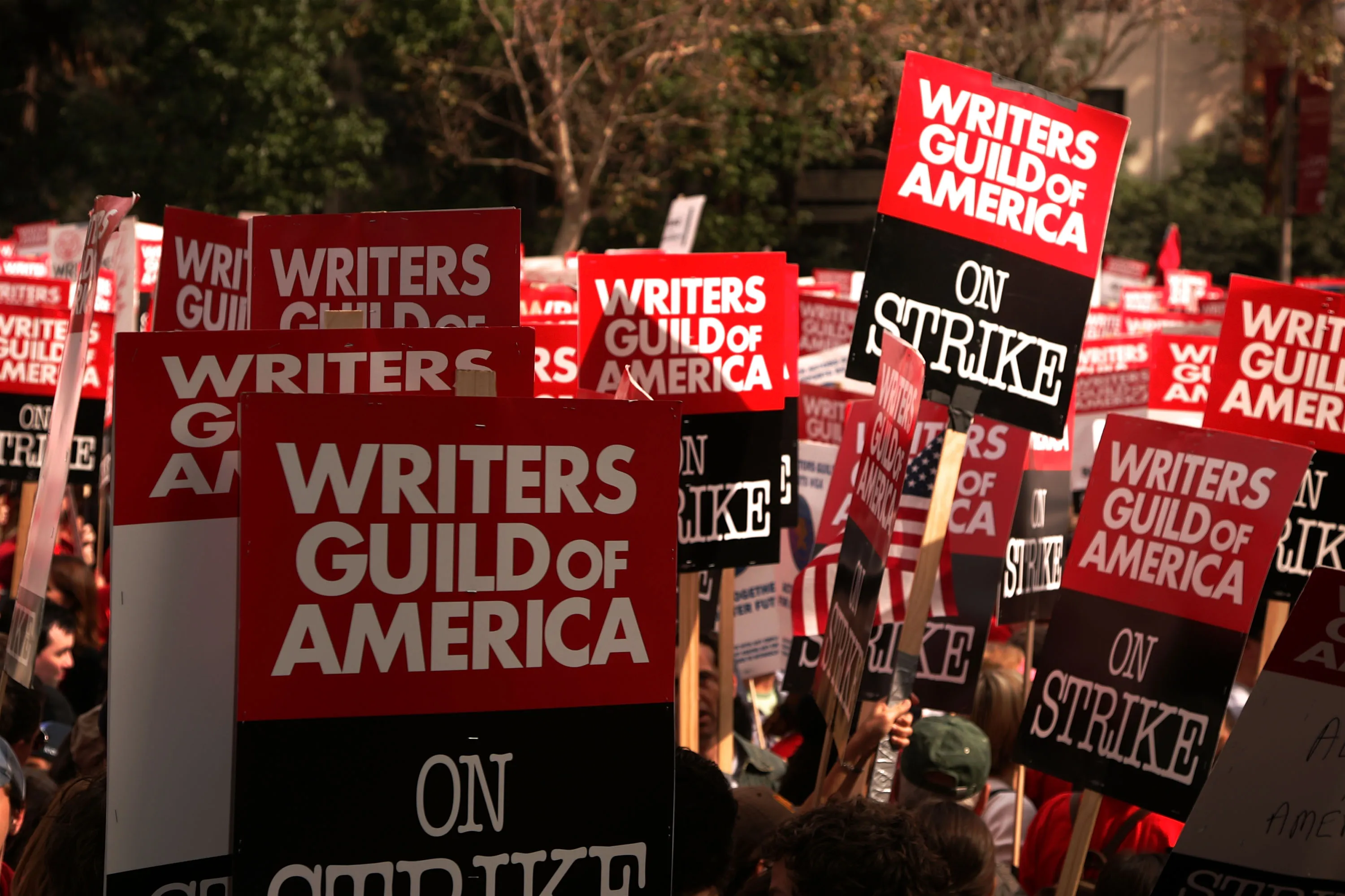 The WGA West Strike Continues Outside Fox Studios