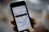 Uber Technologies Inc. car service application (app) .