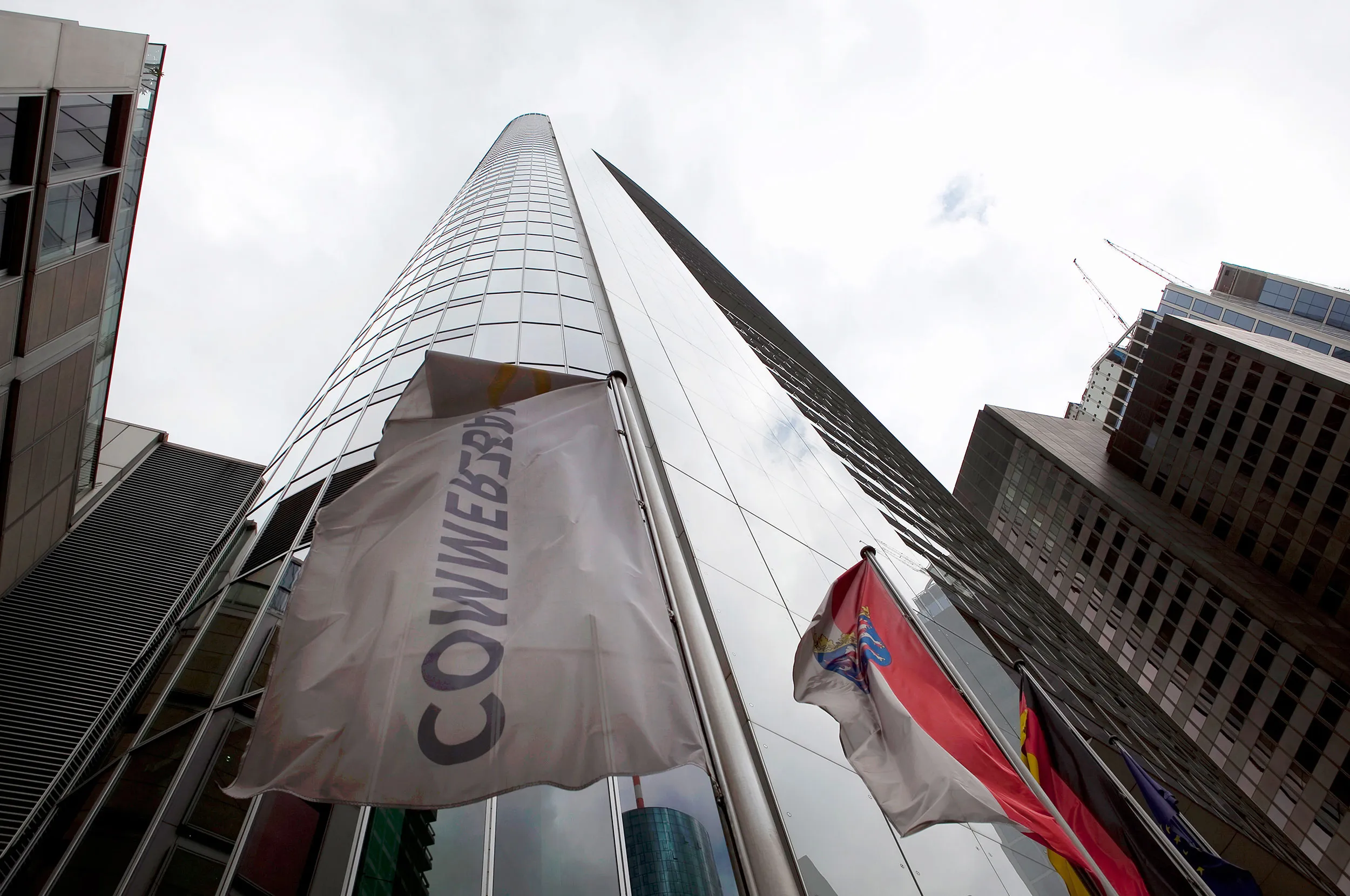 Commerzbank AG's headquarters in Frankfurt, Germany.
