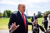 President Trump Departs White House For Florida