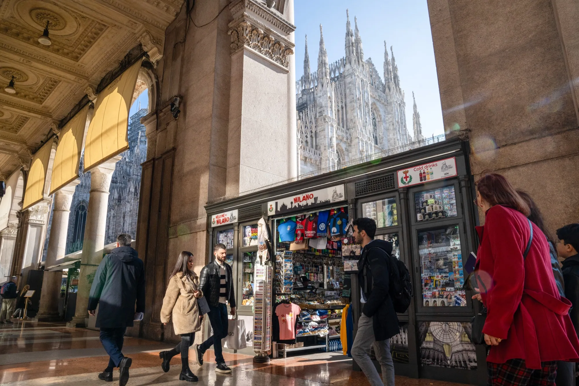 Piazza Duomo in Milan.