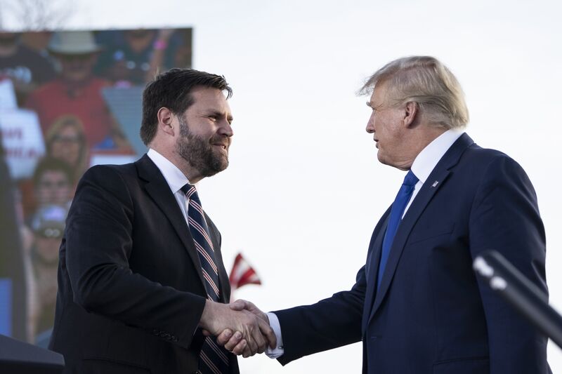 JD Vance and Donald Trump