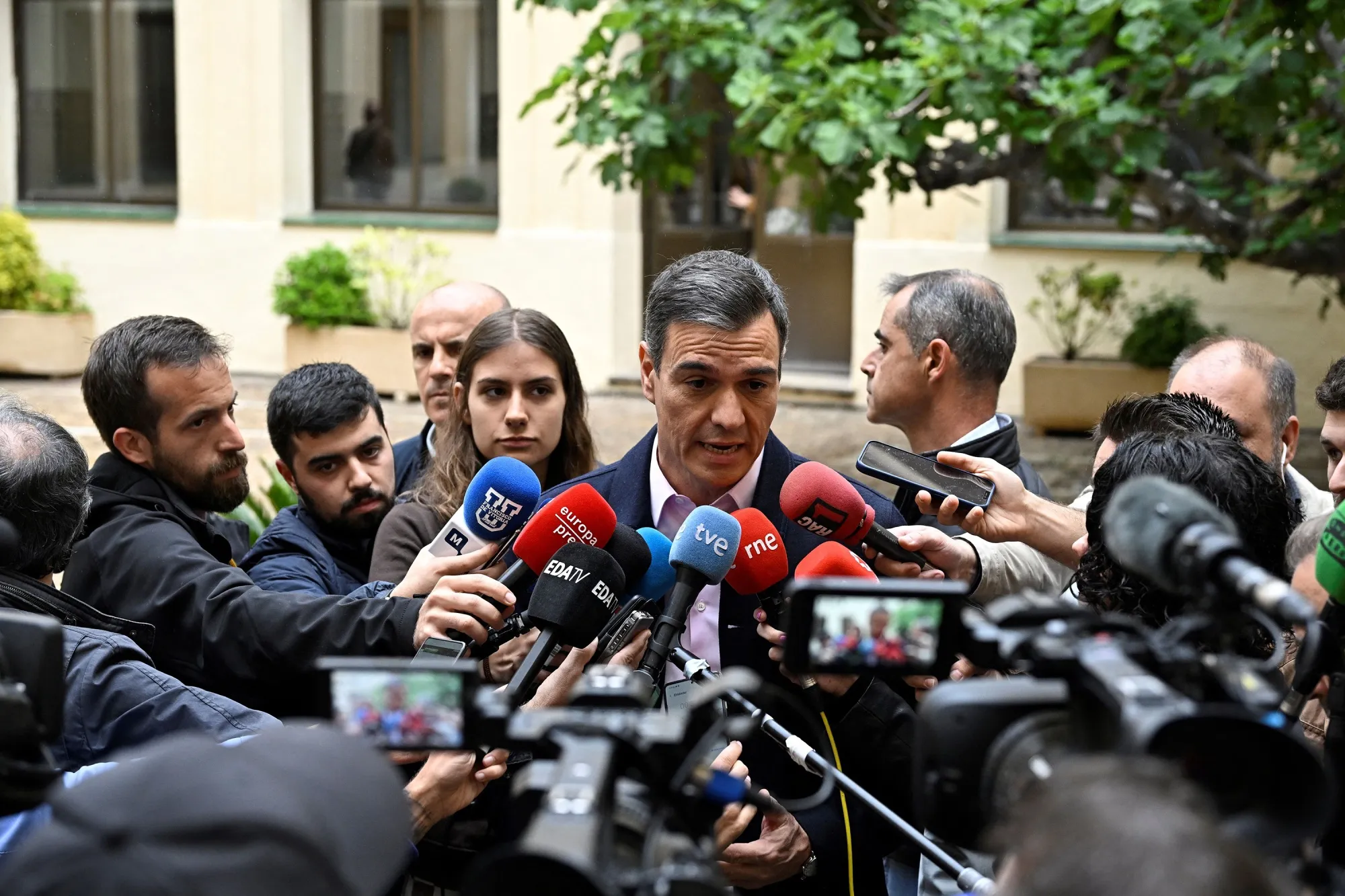 Pedro Sanchez in Madrid on May 28.