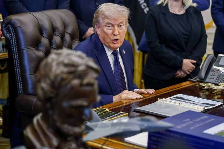 US President Donald Trump on April 23.