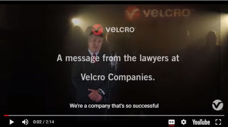Velcro's video implores consumers to say 'hook and loop