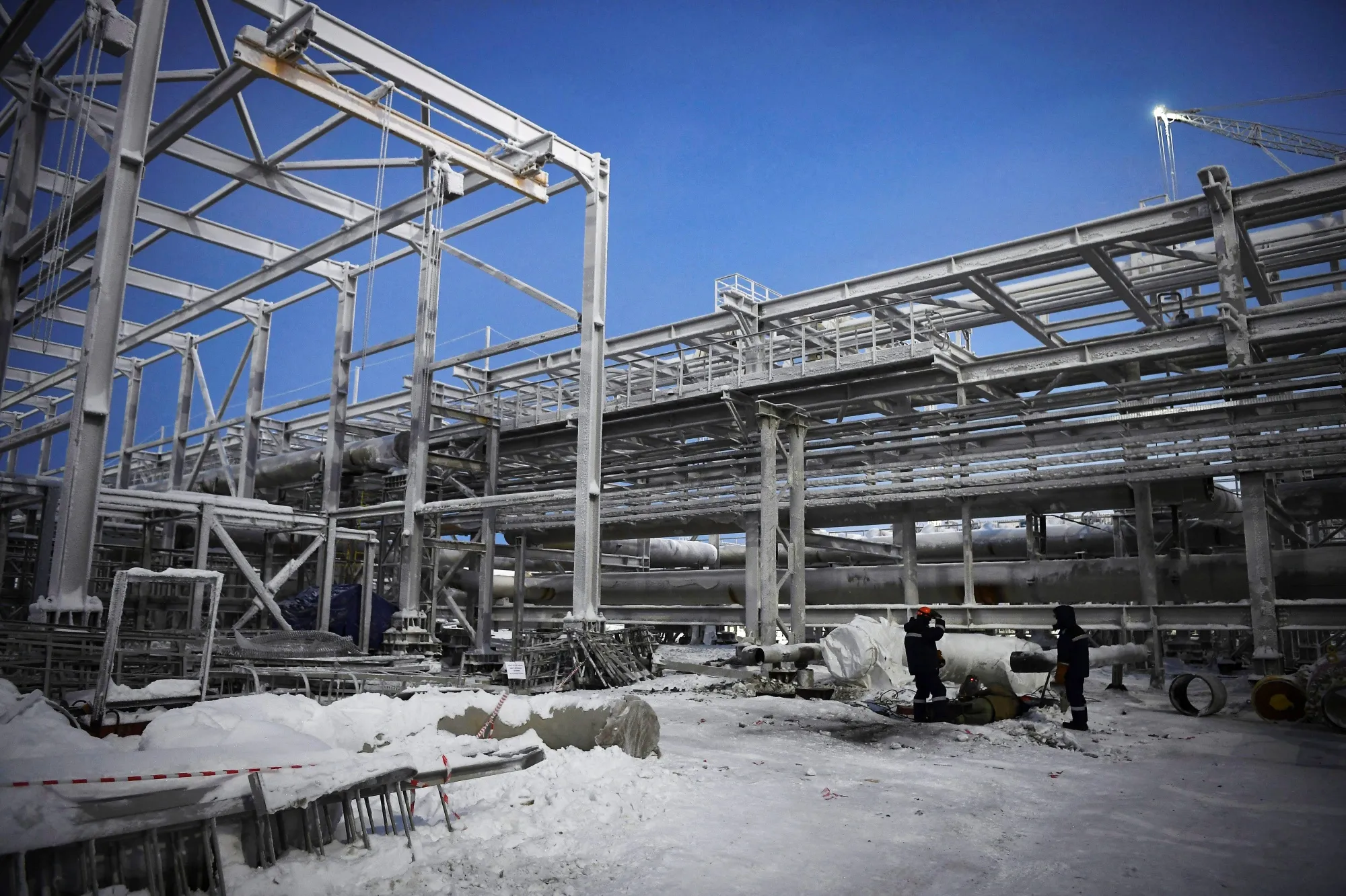 The Utrenneye field, the resource base for Novatek's Arctic LNG 2 project, in the Gydan Peninsula.