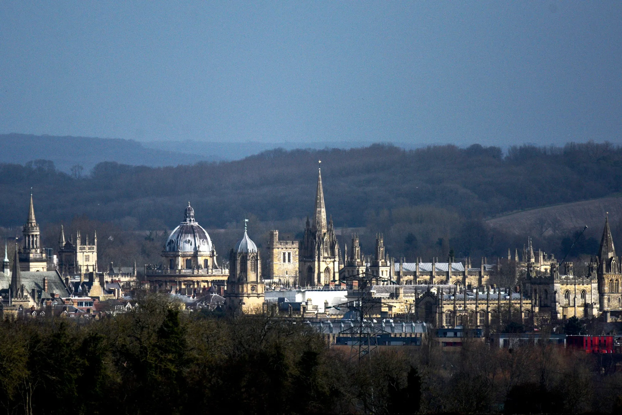 The skyline in Oxford.