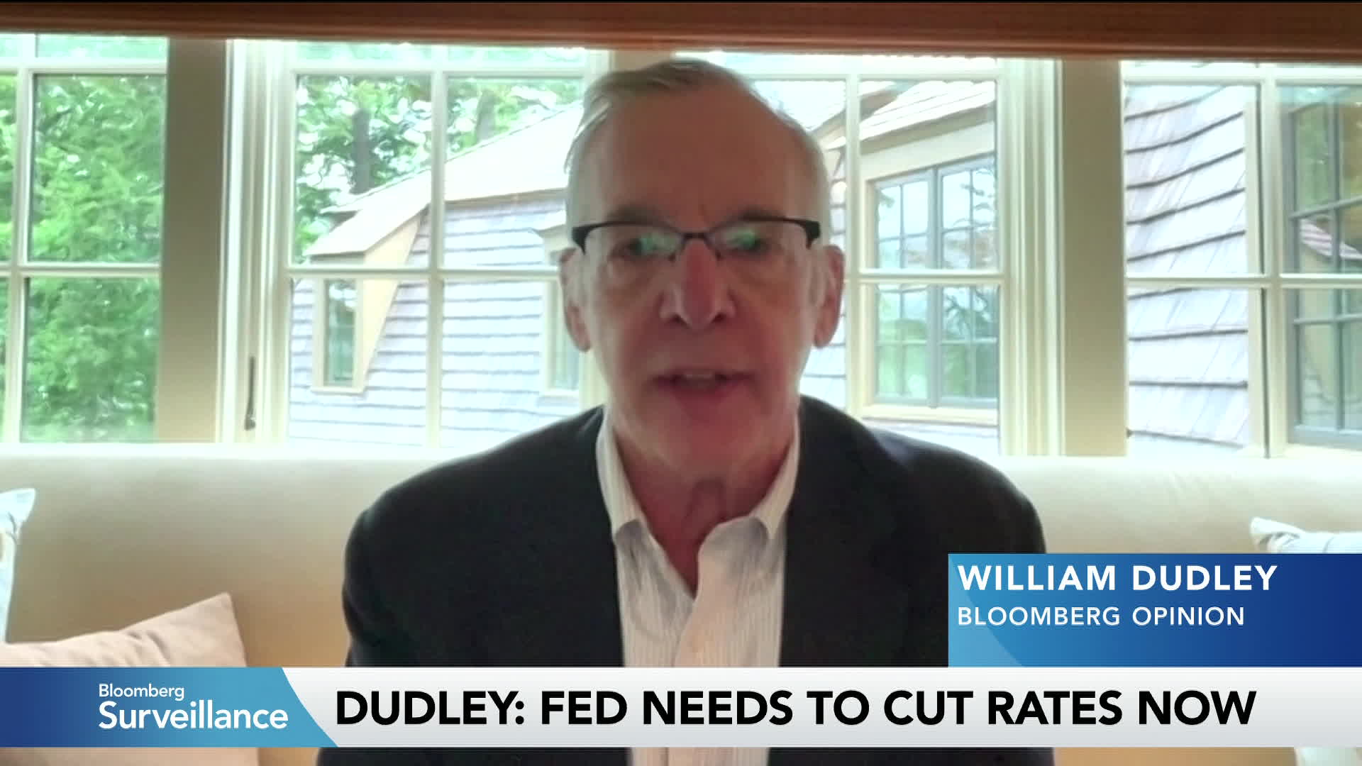 Watch Bill Dudley Says the Fed Needs to Cut Rates Now - Bloomberg