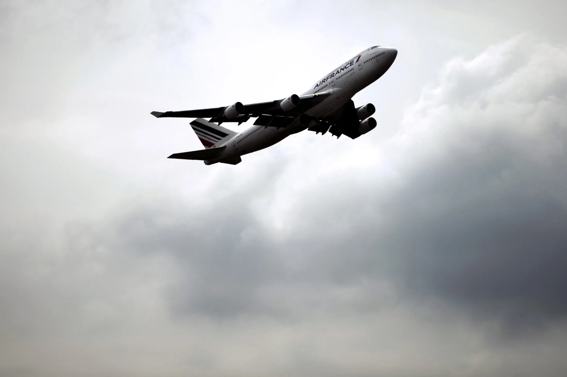 An Air France Boeing 747.
